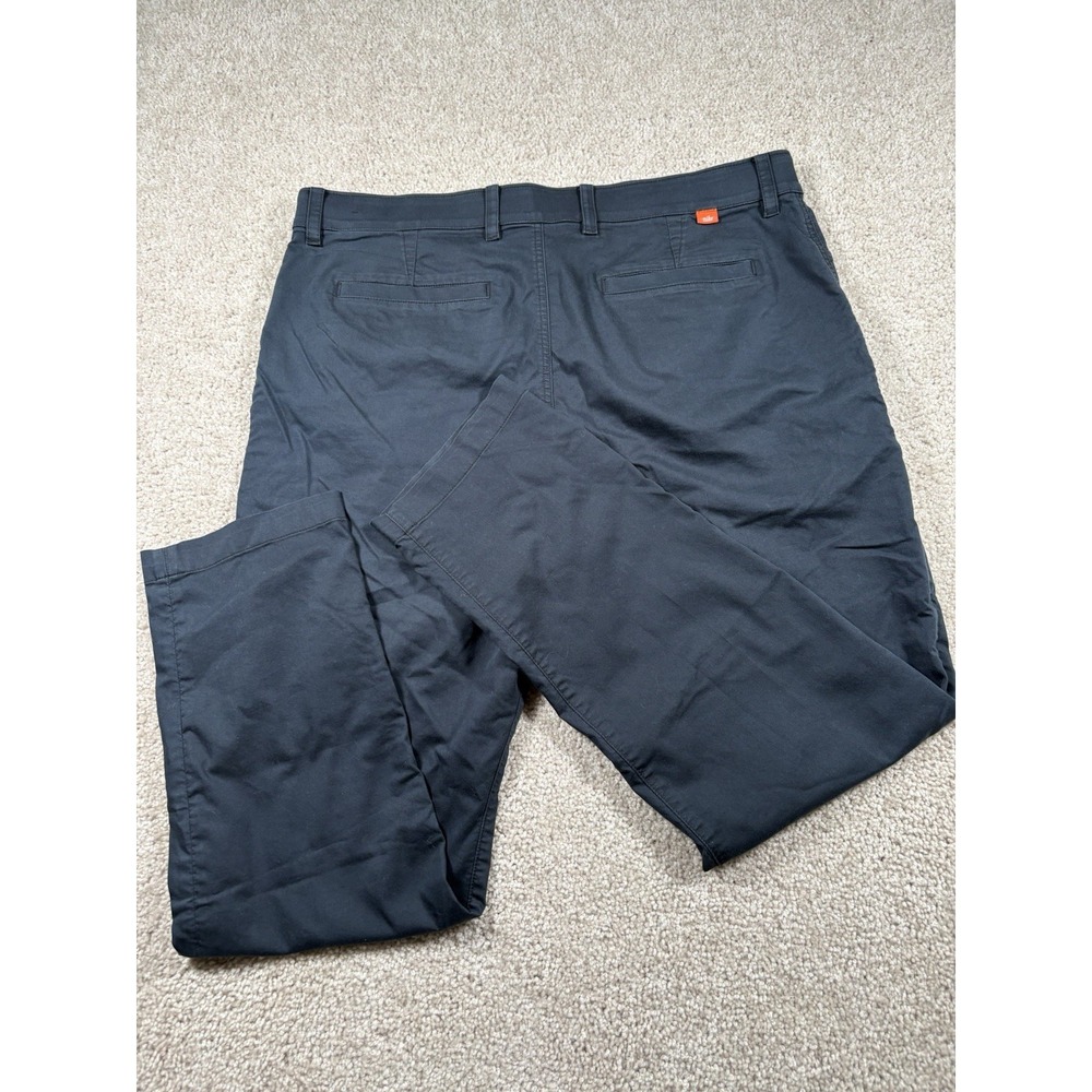 Nike Golf Dri-Fit Pants Mens 38x32 Slim Fit Navy Blue Chino Trousers